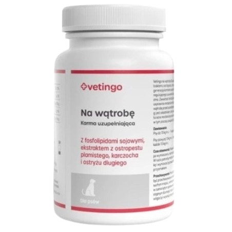 Vetingo na wątrobę dla psa 60 kapsułek