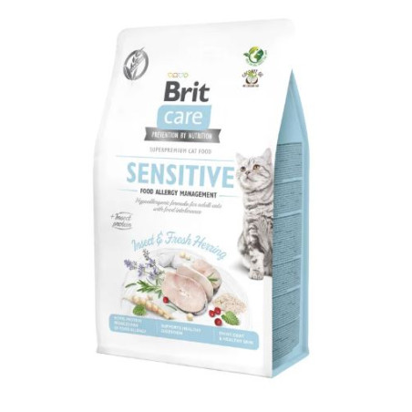 Brit Care Cat Adult Sensitive Food Allergy Management Insect & Fresh Herring 400g