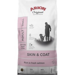 Arion Original Skin&Coat Adult Small Salmon&Rice Sucha Karma z łososiem dla psa 2kg