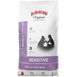 Arion Original Sensitive Adult Medium Lamb&Rice Sucha Karma dla psa op. 2kg