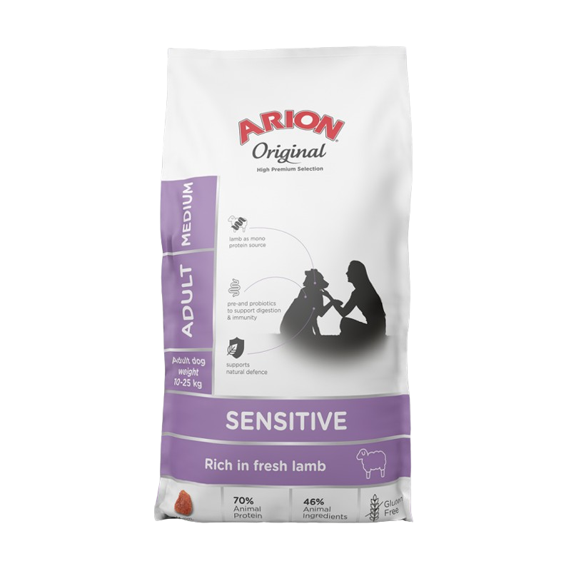 Arion Original Sensitive Adult Medium Lamb&Rice Sucha Karma dla psa op. 2kg