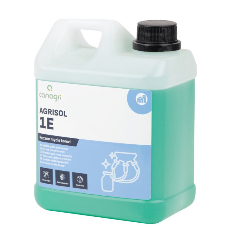 Can Agri, Agrisol 1 E 78, Przeparat do ręcznego mycia konwi, 2 kg