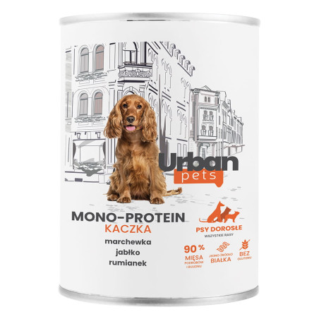 Over Zoo Urban Pets Karma dla psa Mono protein kaczka 400g
