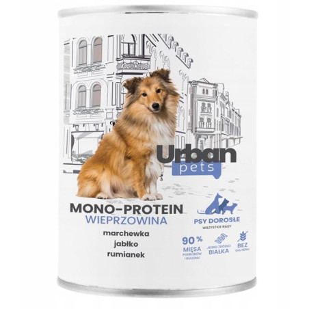 Over Zoo Urban Pets Karma dla psa Mono protein wieprzowina 400g
