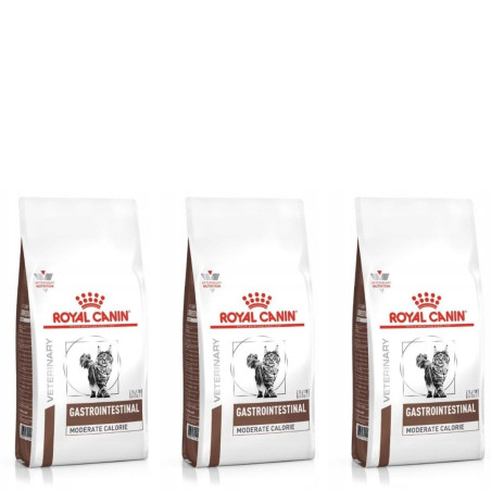 Royal Canin, kot, Gastrointestinal Moderate Calorie, 3 X 400 G