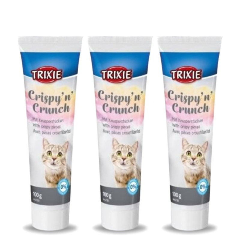 Trixie, Crispy'n'Crunch, pasta, dla kota, z rybą, 3 X 100g