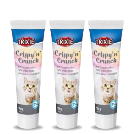 Trixie, Crispy'n'Crunch, pasta, dla kota, z rybą, 3 X 100g