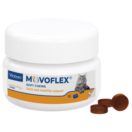 Virbac, movoflex, dla kotów, 30 krokietów