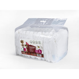 Barry King, pieluchy dla suczek, rozm. L, 36-52 cm, 12 szt