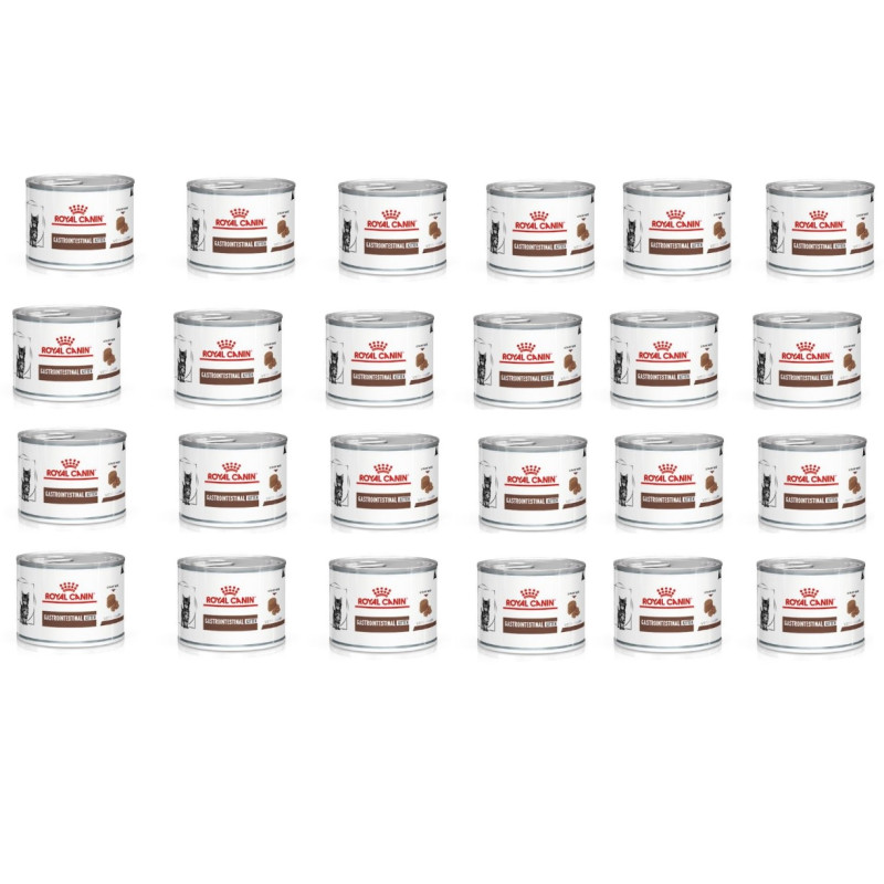 ZESTAW 24x Royal Canin VD Gastrointestinal kitten 195 g x 24sztuki