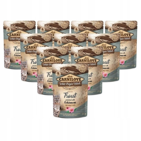 Carnilove Cat Adult Trout & Echinacea 10 x 85g