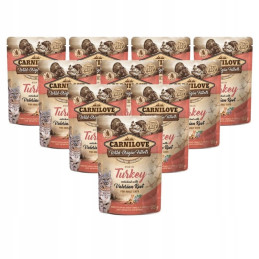 CARNILOVE CAT POUCH TURKEY&VALERIAN 10 x 85g