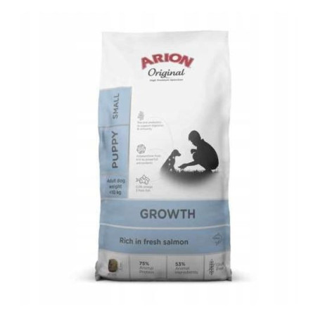 Arion Original Growth Puppy, małe rasy, łosoś, 2 kg