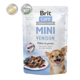Brit Care, Mini Adult Pouch venison, 85 g
