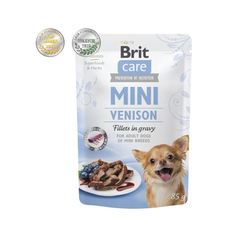 Brit Care, Mini Adult Pouch venison, 85 g