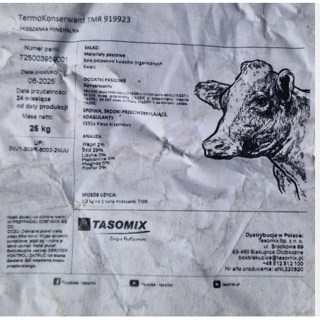TASOMIX-Termokonserwant TMR , 25 kg