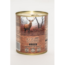 6 x O'Canis, pies, jeleń z kaszą gryczaną, puszka 800 g