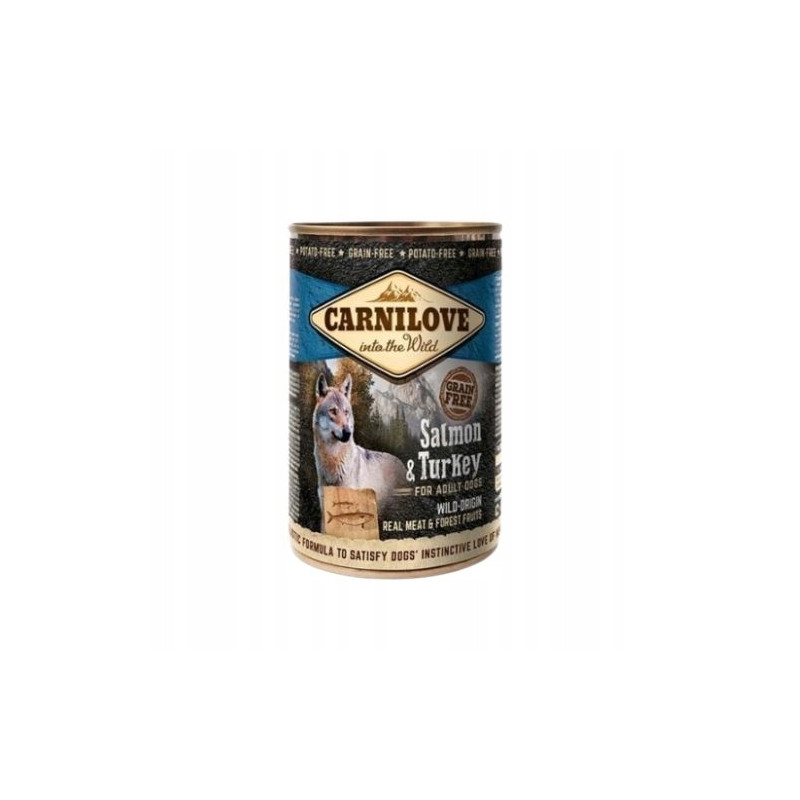 CARNILOVE WILD MEAT SALMON&TURKEY 400G