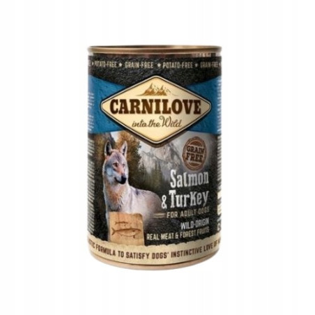 CARNILOVE WILD MEAT SALMON&TURKEY 400G