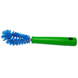 Szczotka do gum strzykowych, kołnierzowa, 20 cm, zielony/niebieski, nowy typ