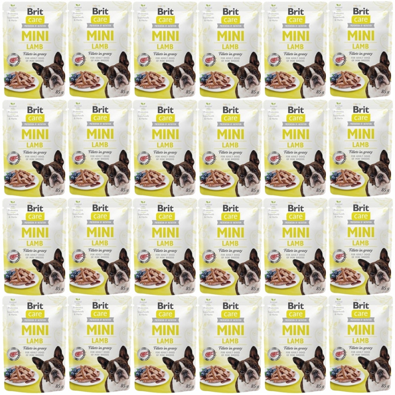 BRIT CARE MINI POUCH LAMB 24 x 85g