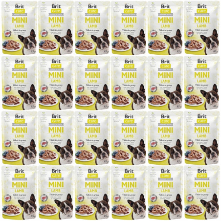 BRIT CARE MINI POUCH LAMB 24 x 85g