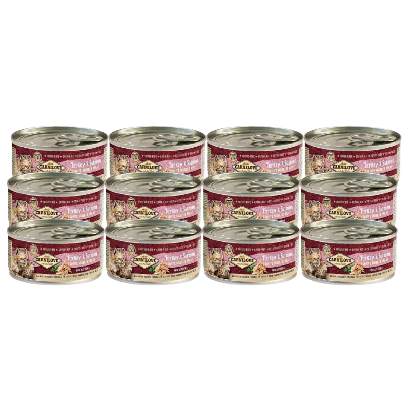 Carnilove Cat Kitten Salmon & Turkey 12 x 100g
