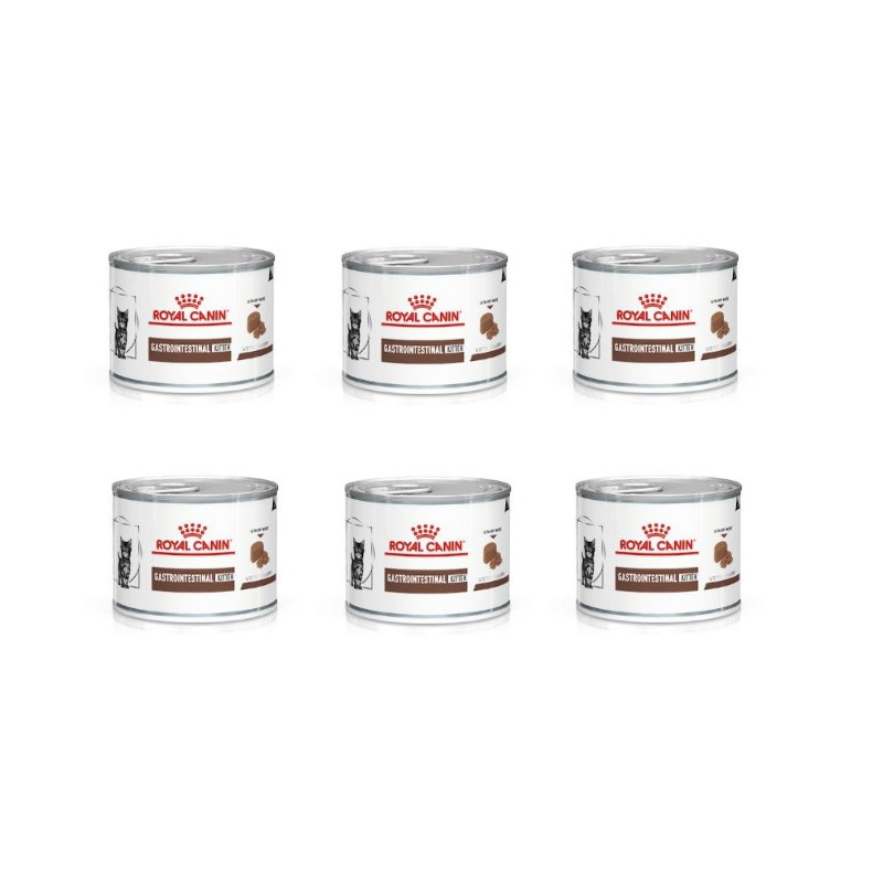 ZESTAW 6 x Royal Canin GASTROINTESTINAL KITTEN 195g x6