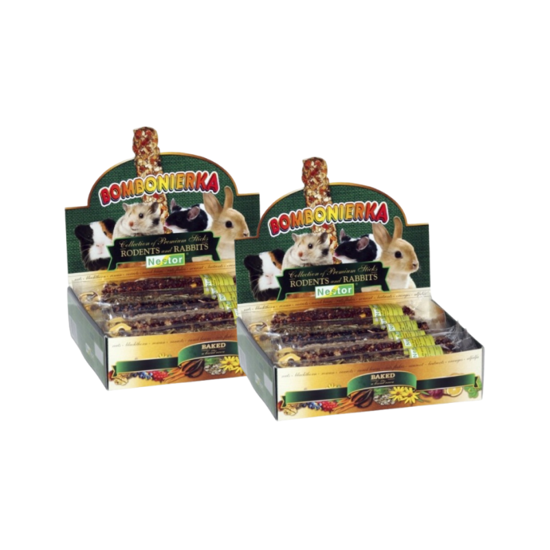 Nestor Bombonierka PREMIUM dla gryzoni 2 x 12 szt