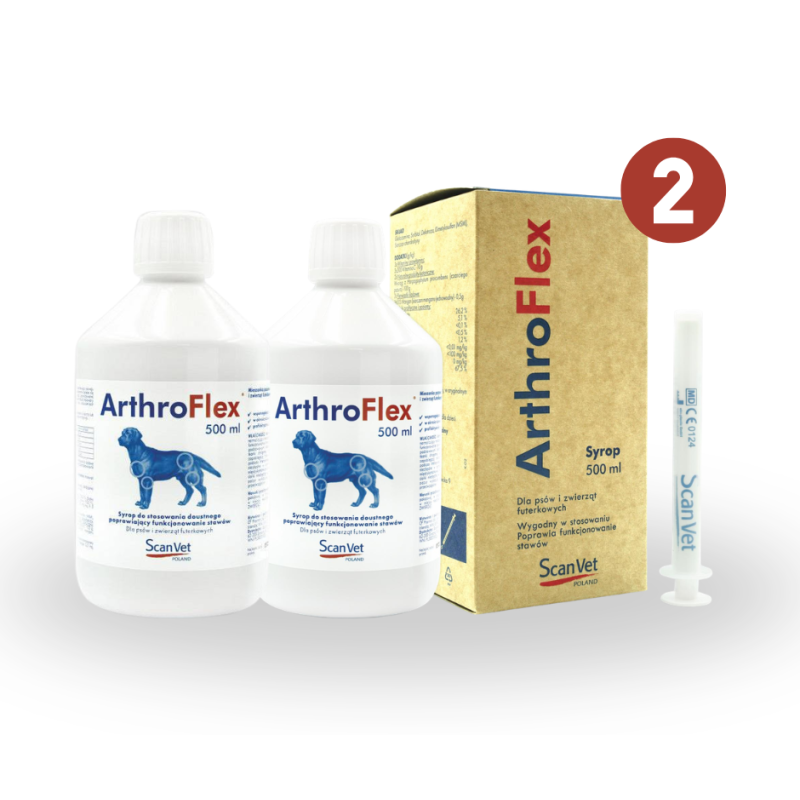 ScanVet ArthroFlex 2 x 500 ml syrop na stawy
