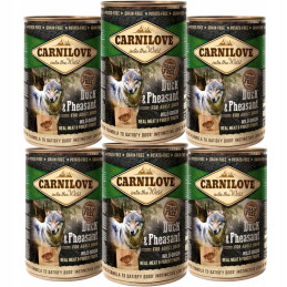 Carnilove Dog Adult Duck & Pheasant 6 x 400g
