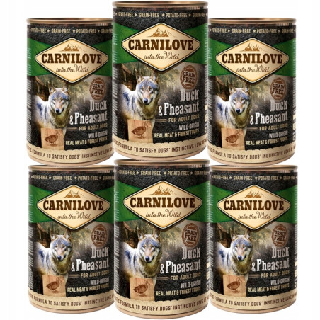 Carnilove Dog Adult Duck & Pheasant 6 x 400g