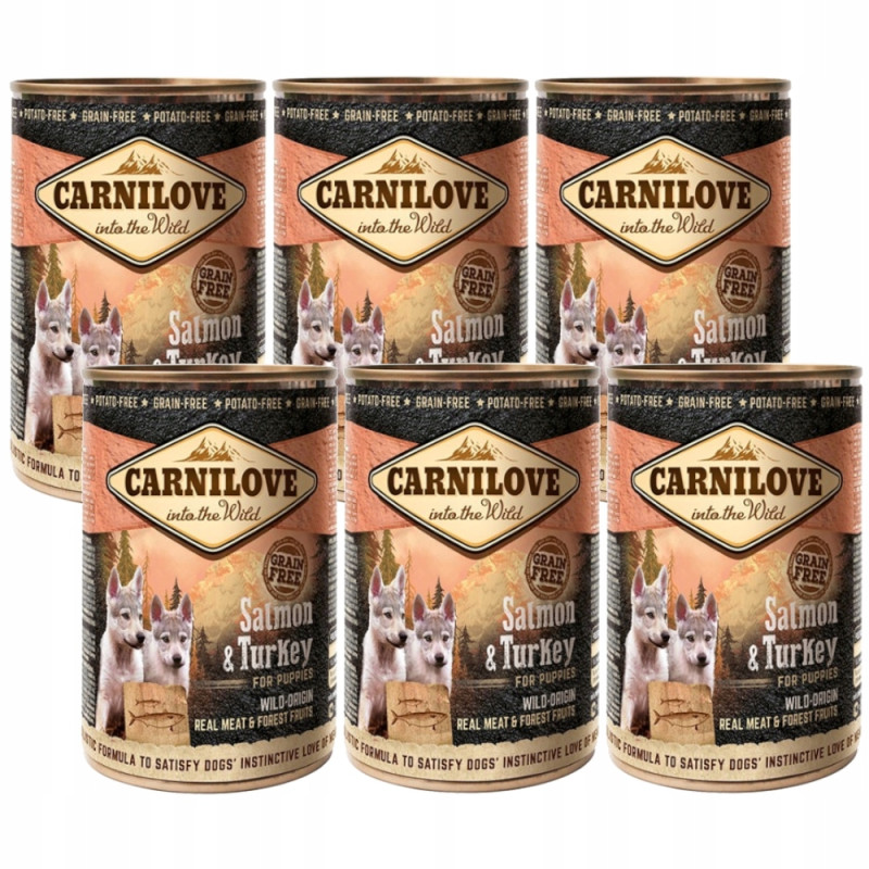 Carnilove Dog Puppy Salmon & Turkey 6 x 400g