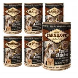 Carnilove Dog Adult Venison & Reindeer 6 x 400g