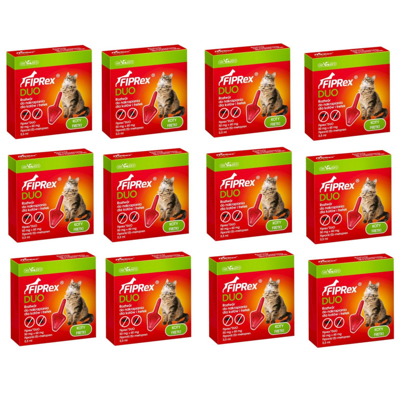 Vet Agro FIPREX DUO KOT x12 (zapas na 12 miesięcy)