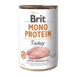Brit, monoprotein, indyk 6 x 400 g