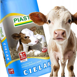 Piast, bydło, pasza Cielak 25 kg , granulki dla cieląt