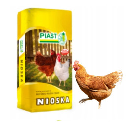 Piast, Pasza nioska zagrodowa 25 kg , kruszonka dla niosek