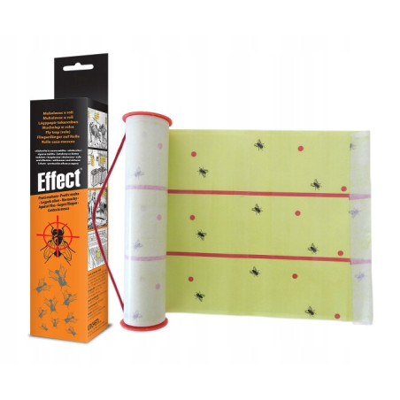 Effect, Mucholep, lep w rolce na muchy, 25 cm x 10 m