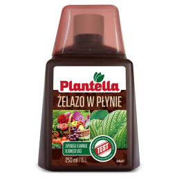 Plantella Żelazo w płynie Nawóz do warzyw i drzew owocowych dolistny 250ml