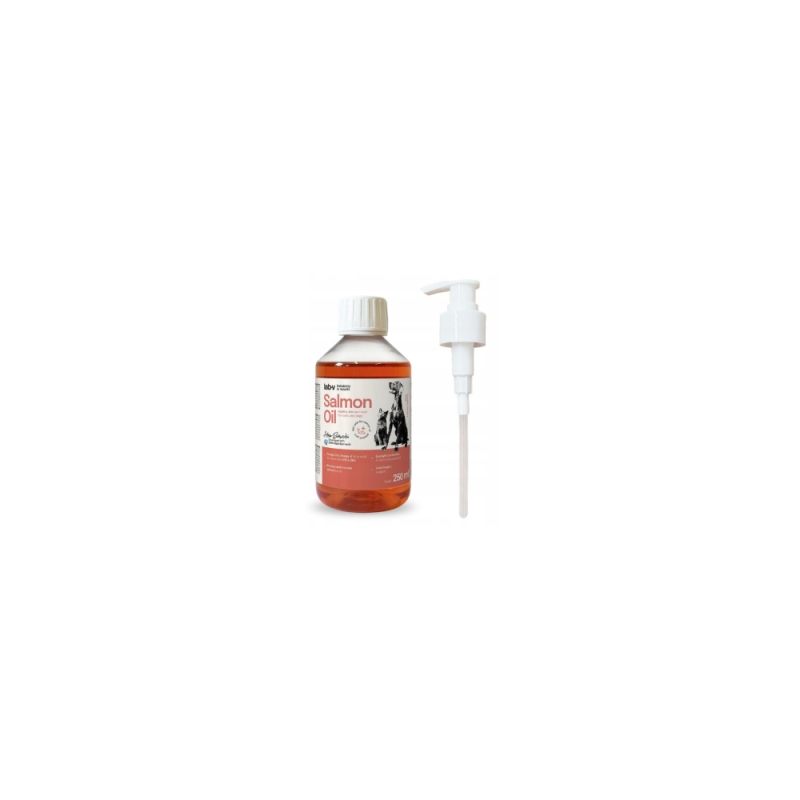 LAB V Olej z łososia 100% dla psa i kota 250ml