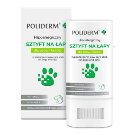 JM SANTE Poliderm Hipoalergiczny Sztyft na łapy 14,5g