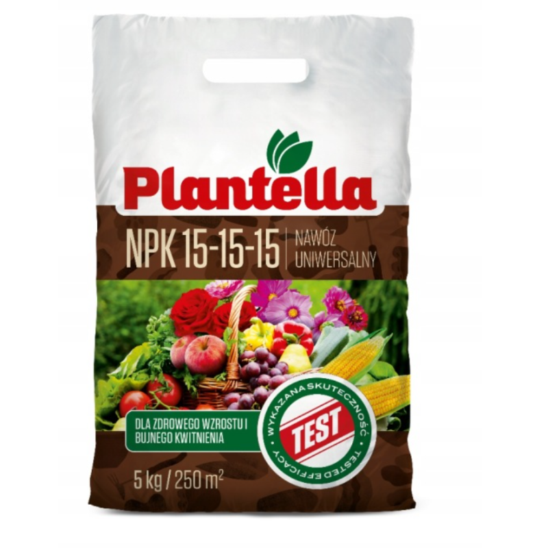 Plantella NPK Nawóz wieloskładnikowy uniwersalny, 5 kg