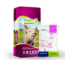 Piast, Koncentrat locha super 25kg + Polfamix dla macior i loch, 4 kg