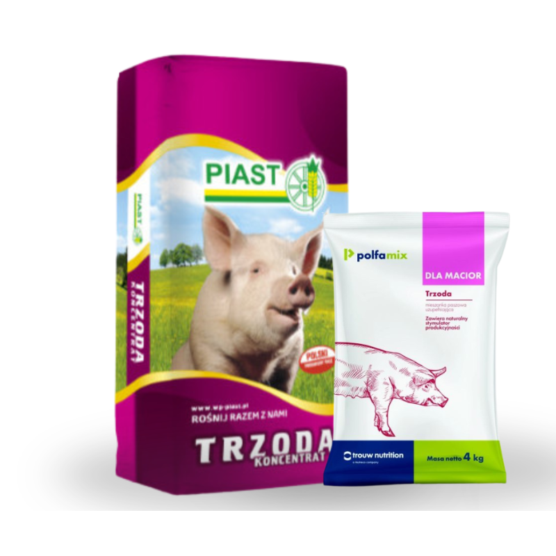 Piast, Koncentrat locha super 25kg + Polfamix dla macior i loch, 4 kg