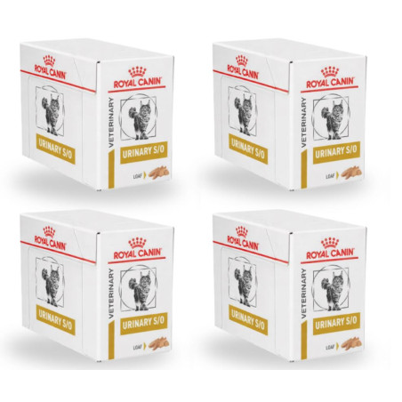 48 x Royal Canin VD, Urinary LOAF, pasztet, 85 g, mokra weterynaryjna karma dla kota w saszetce