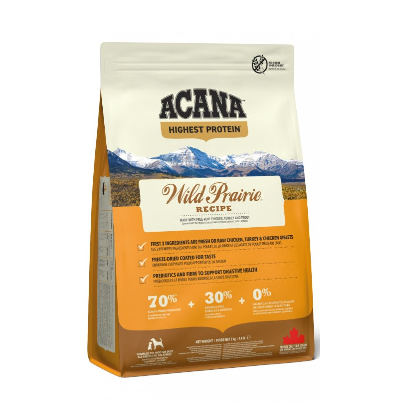 Acana, Highest Protein Wild Prairie Dog, sucha karma dla psa, 2 kg