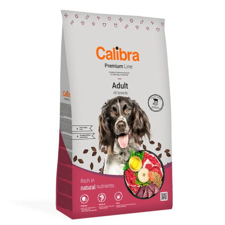 Calibra Dog Premium Line Adult Wołowina 12kg