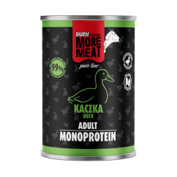 BUBAlicious More Meat mono karma dla psa Pure Line 400g KACZKA