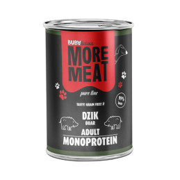 BUBAlicious More Meat mono karma dla psa Pure Line 400g DZIK